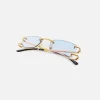 Outlet Vintage Frames Wall Street Drill Mount Sunglasses Blue Peach