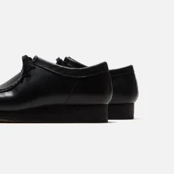 Best Sale Clarks Wallabee Black Leather