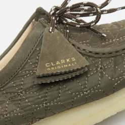 Flash Sale Clarks Wallabee Olive Combi