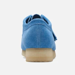 Clearance Clarks Wallabee Bright Blue