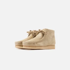 Cheap Clarks Wallabee Boot Suede Maple