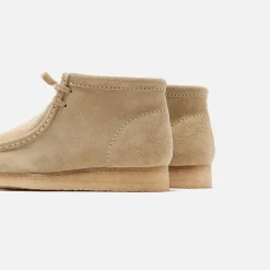 Cheap Clarks Wallabee Boot Suede Maple