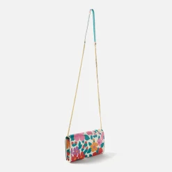 Flash Sale Saint Laurent Wallet On Chain Floral Print Multicolored