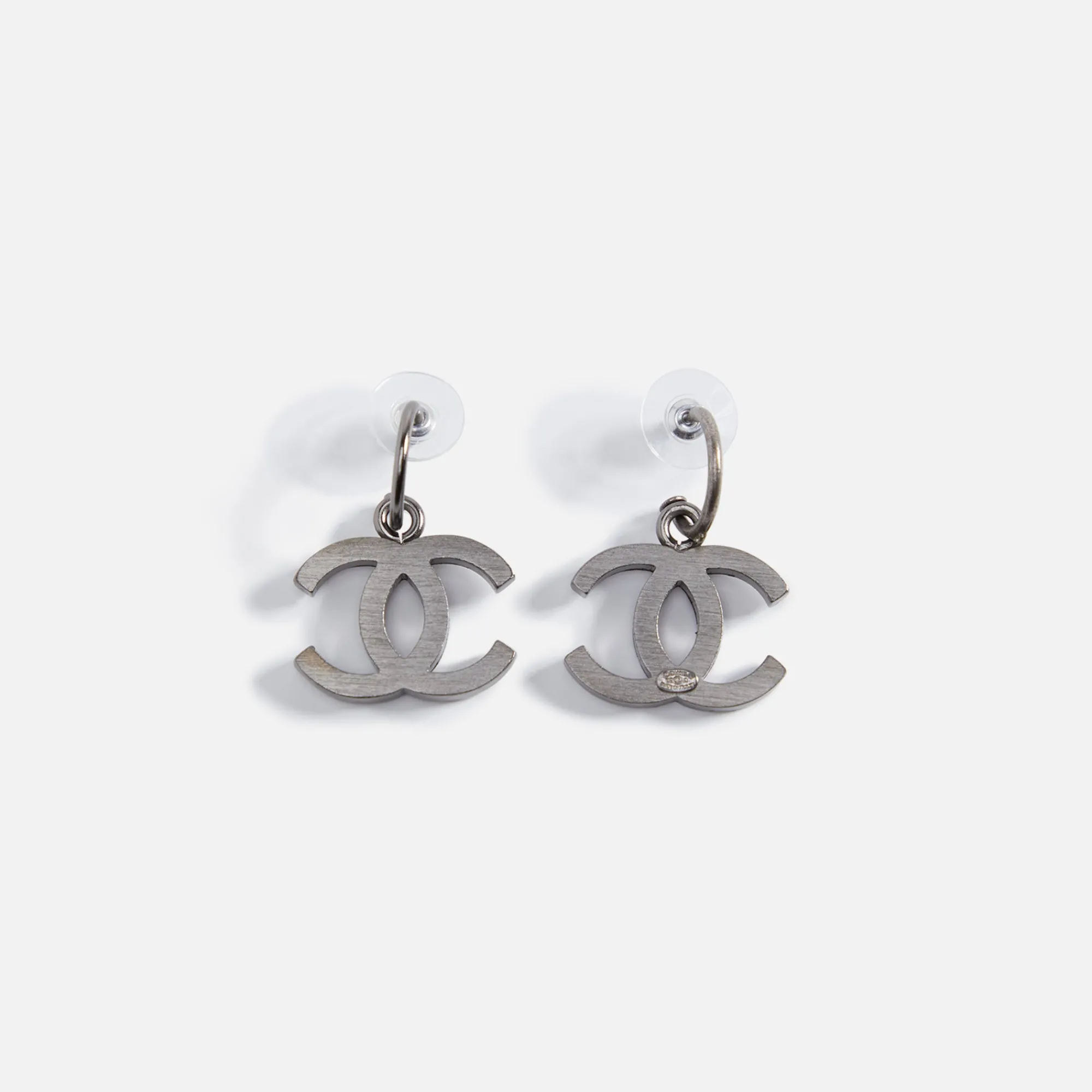 Best Sale What Goes Around Comes Around Wgaca Chanel Cc Dangle Earrings Silver