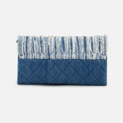 Best What Goes Around Comes Around Wgaca Chanel Denim Fringed Flap Bag Blue