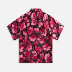 Clearance 4S Designs Wide Camp Shirt Pink / Black