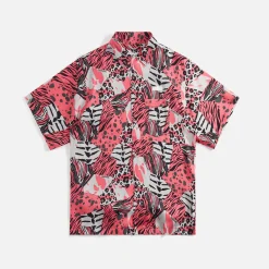 Cheap 4S Designs Wide Camp Shirt Pink / Grey