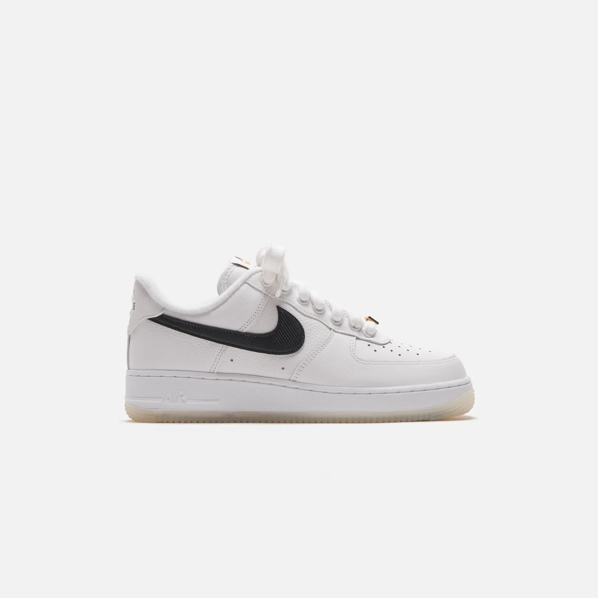Clearance Nike Wmns Air Force 1 `07 Prm Bronx Origins White / Black / Metallic Gold