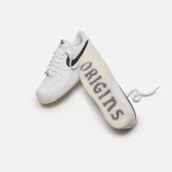 Clearance Nike Wmns Air Force 1 `07 Prm Bronx Origins White / Black / Metallic Gold