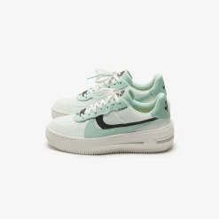Hot Nike Wmns Air Force 1 Plt.Af.Orm Sc Barely Green / Enamel Green
