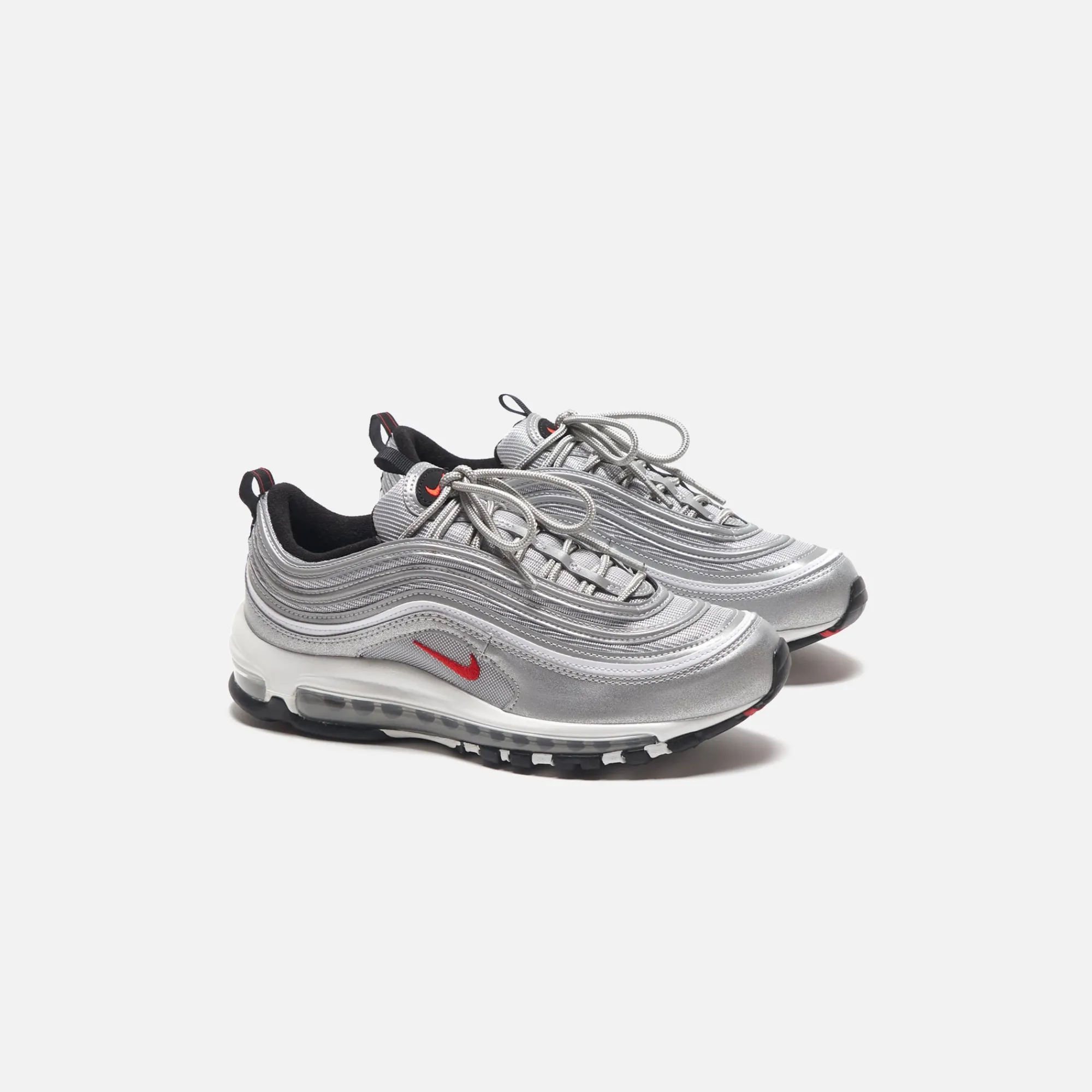 Hot Nike Wmns Air Max 97 Og Metallic Silver / Varsity Red / White