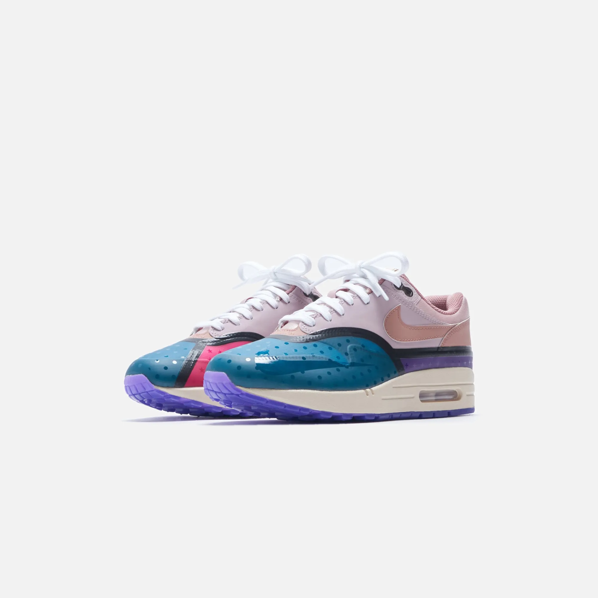 Store Nike Wmns Air Max 1 Prm Shwr Plum Fog / Fossil Rose / Pink Oxford