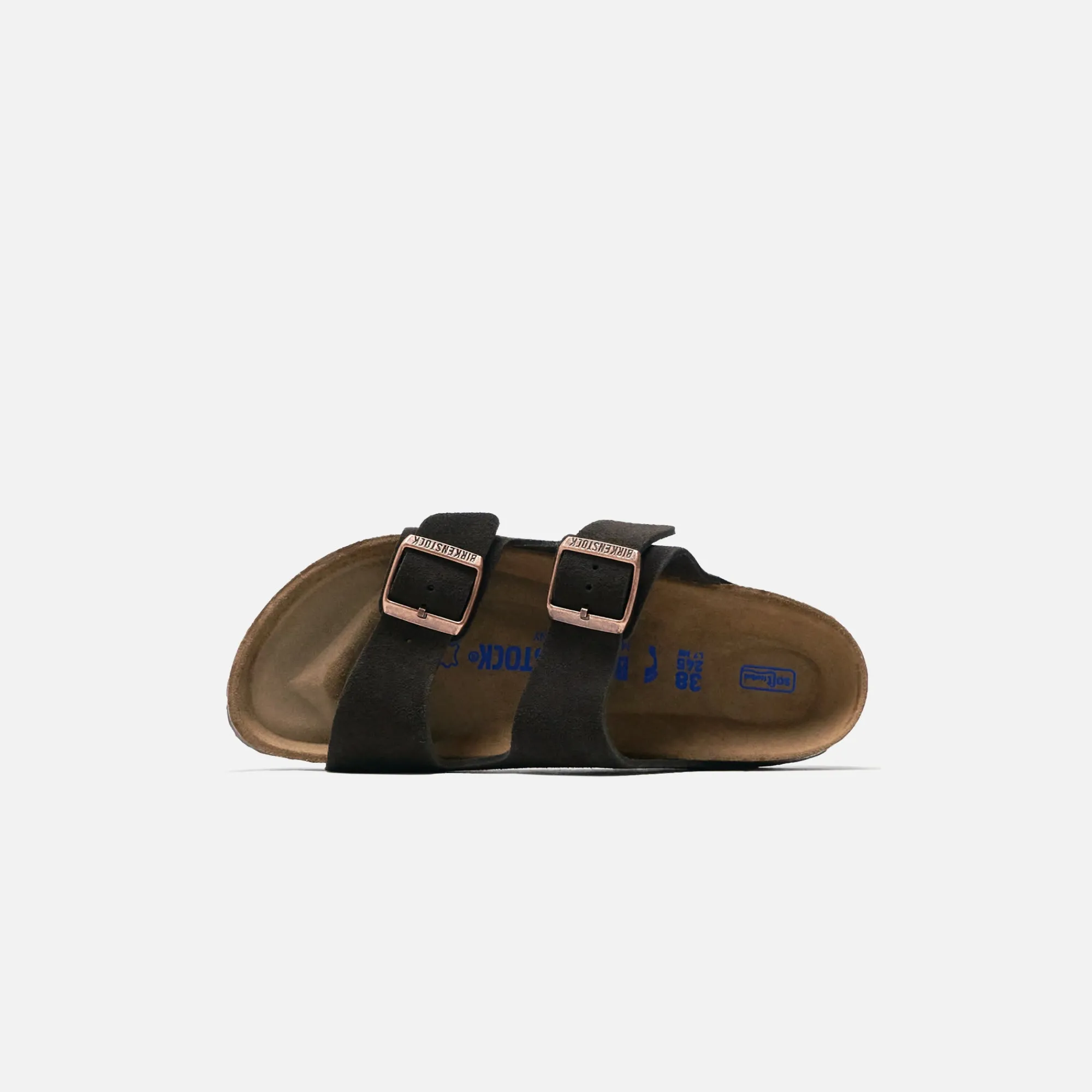 Online Birkenstock Wmns Arizona Soft Footbed Suede Sandals Mocha