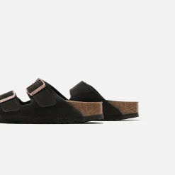 Online Birkenstock Wmns Arizona Soft Footbed Suede Sandals Mocha