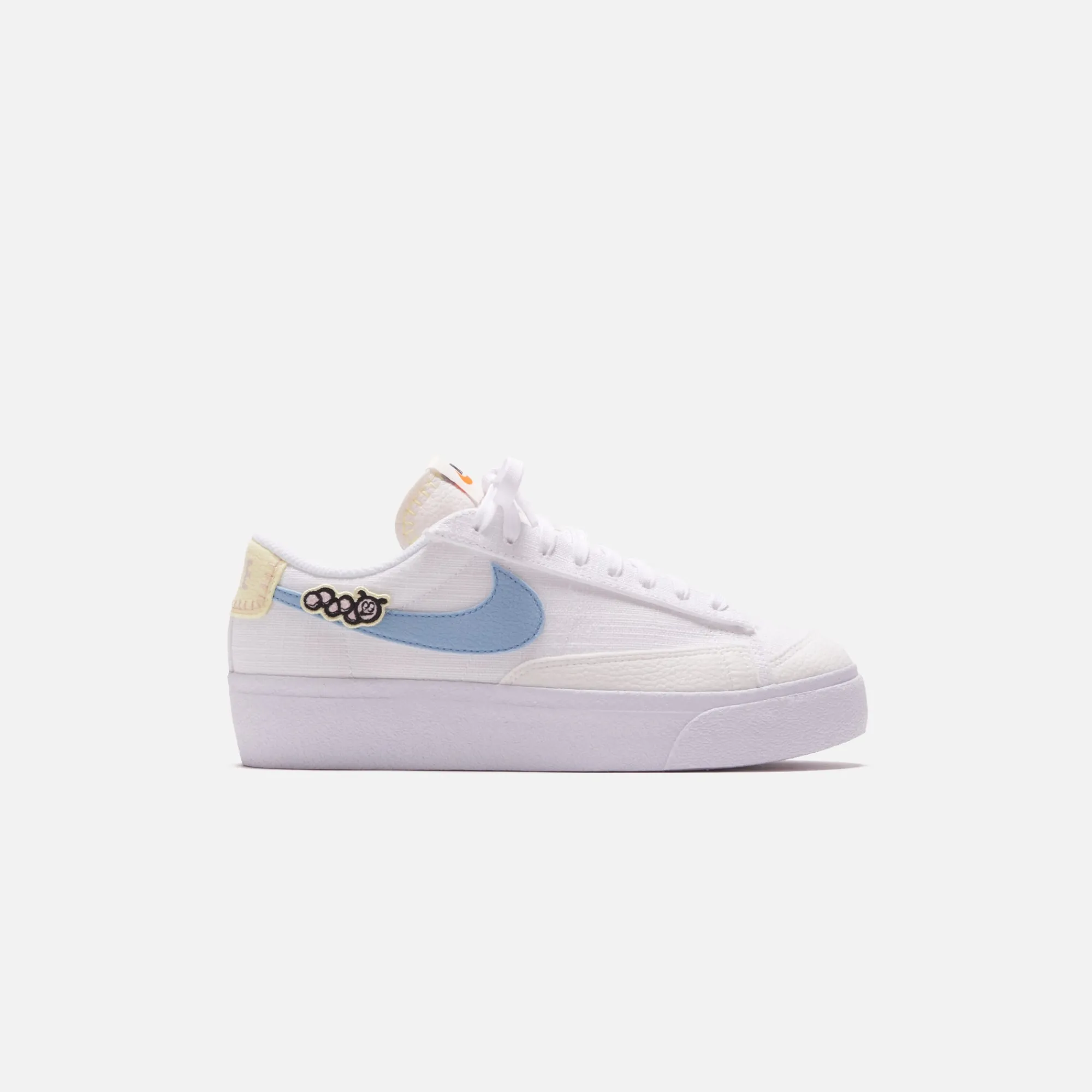 Best Sale Nike Wmns Blazer Lw Platform Se White / Pink Oxford / Pale Ivory / Boarder Blue