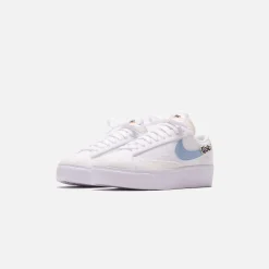 Best Sale Nike Wmns Blazer Lw Platform Se White / Pink Oxford / Pale Ivory / Boarder Blue