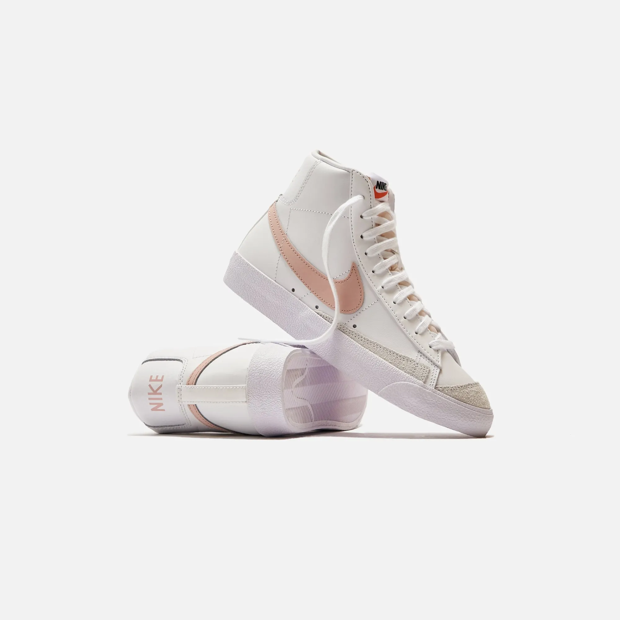 Cheap Nike Wmns Blazer Mid `77 White / Pink Oxford / Black / Summit White