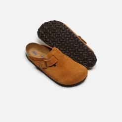 Store Birkenstock Wmns Boston Suede Mink