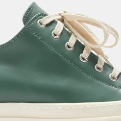New Rick Owens Wmns Low Sneakers Teal / Milk