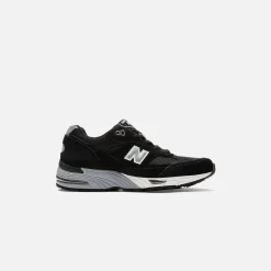 New New Balance Wmns Made In Uk 991 Black / Silver