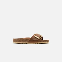Fashion Birkenstock Wmns Madrid Big Buckle Cognac Brown