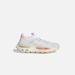 Best adidas Wmns Nmd S1 White / Off White / Coral Fusion