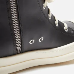 Online Rick Owens Wmns Scarpe In Pelle Sneakers Black / Milk