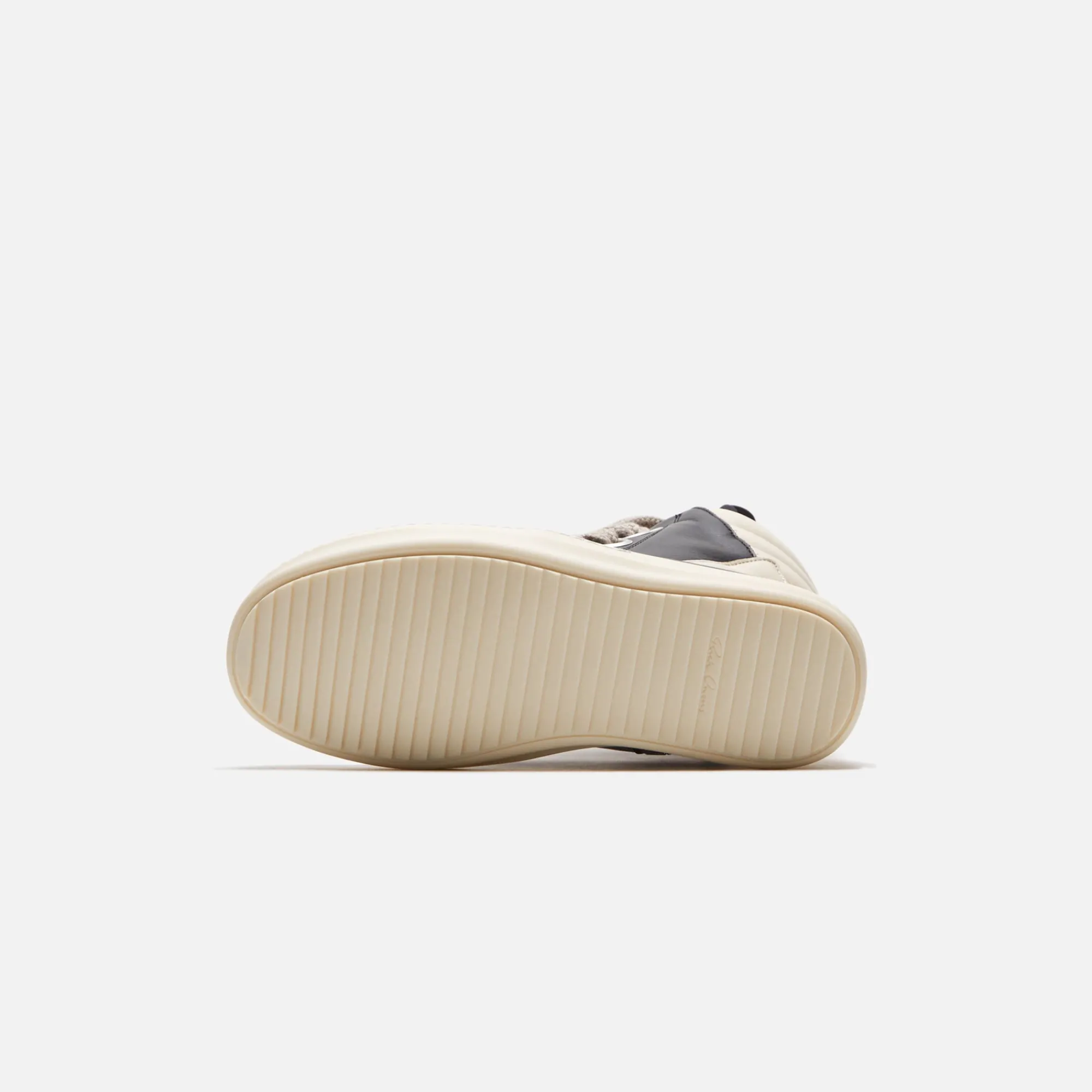 Store Rick Owens Wmns Scarpe Pelle Geobasket Black / Milk