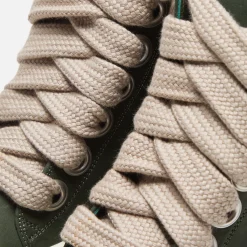 Online Rick Owens Wmns Scarpe Pelle Sneakers Moss / Milk