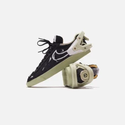 Hot Nike X Acronym Blazer Low Black / White / Olive Aura