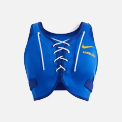 Best Nike X Ambush Wmns Nrg Lux Bra Game Royal / Deep Royal Blue / Phantom / University Gold