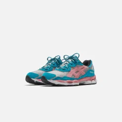 Cheap Asics X Awake Ny Gel-Nyc Pure Silver / Green / Blue Slate