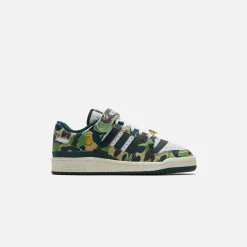 Clearance adidas X Bape Forum Low 84 Green / White