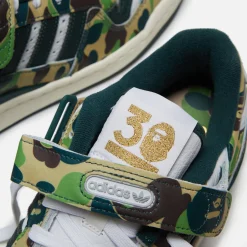 Clearance adidas X Bape Forum Low 84 Green / White