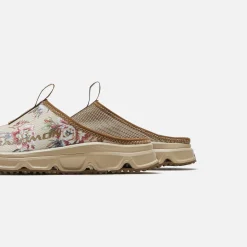 Online Salomon X Beams Rx Slide 3.0 Flowers Safari / Kangaroo / Toasted