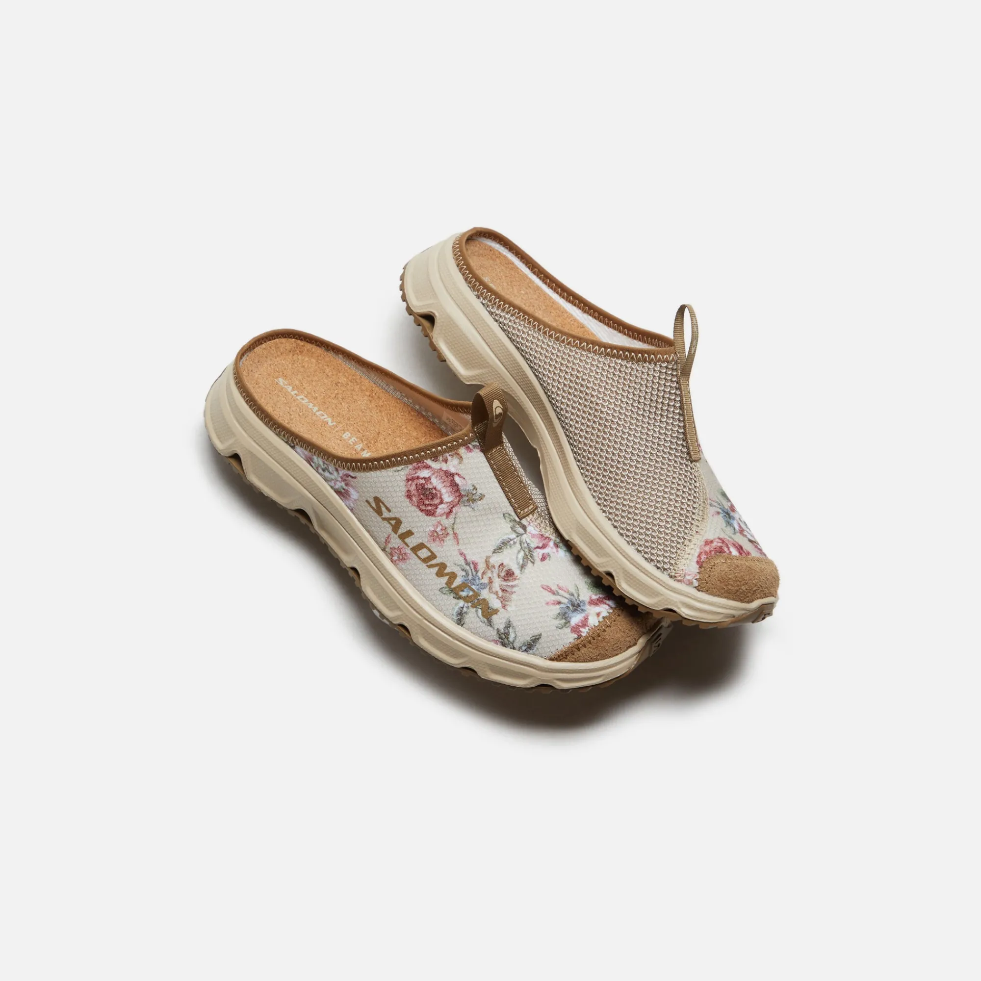 Sale Salomon X Beams Rx Slide 3.0 Flowers Safari / Kangaroo / Toasted