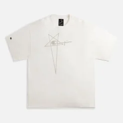 Sale Rick Owens X Champion Tommy Tee Milk