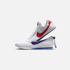 Best Nike X Clot Cortez White / Game Royal / University Red