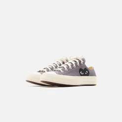 Best Sale CDG Pocket X Converse Chuck 70 Ox Steel Gray