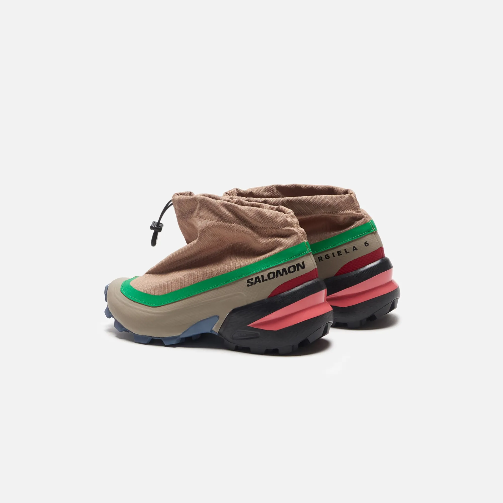 New Salomon X Margiela Mm6 Wmns Cross Low Kelp / Vintage Khaki / Bright Green