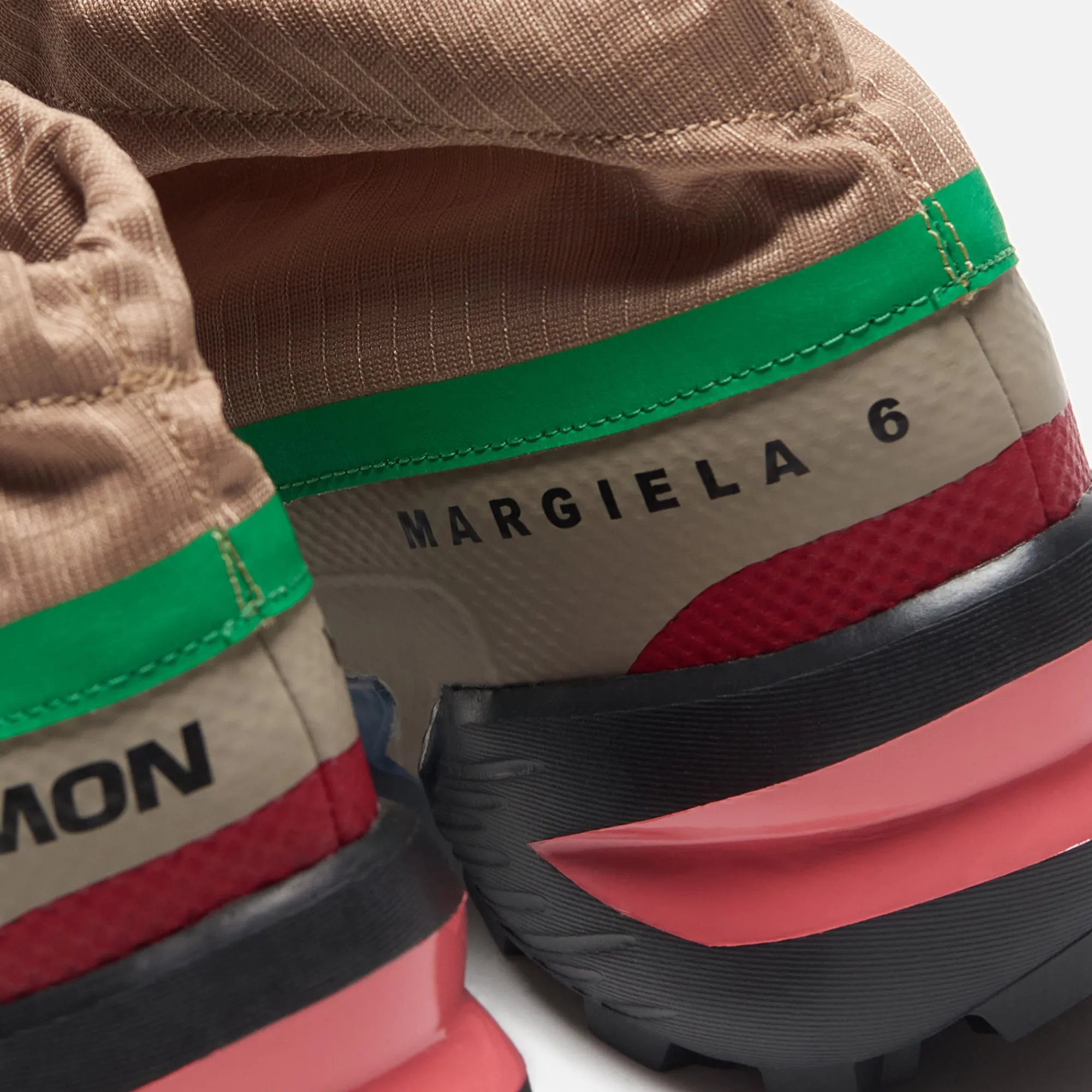 New Salomon X Margiela Mm6 Wmns Cross Low Kelp / Vintage Khaki / Bright Green