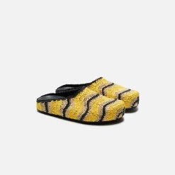 Cheap Marni X No Vacancy Inn Fussbet Sabot Rafia Waves Sun / Natural