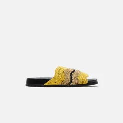 Best Sale Marni X No Vacancy Inn Slide Rafia Waves Sun / Natural