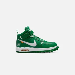 Store Nike X Off-White Air Force 1 Mid Pine Green / White / White