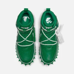 Store Nike X Off-White Air Force 1 Mid Pine Green / White / White