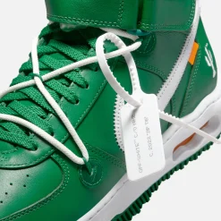 Store Nike X Off-White Air Force 1 Mid Pine Green / White / White
