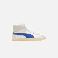 Hot Puma X Rhuigi Clyde Mid Bball White / Royal Sapphire