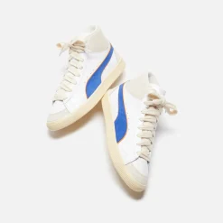 Hot Puma X Rhuigi Clyde Mid Bball White / Royal Sapphire