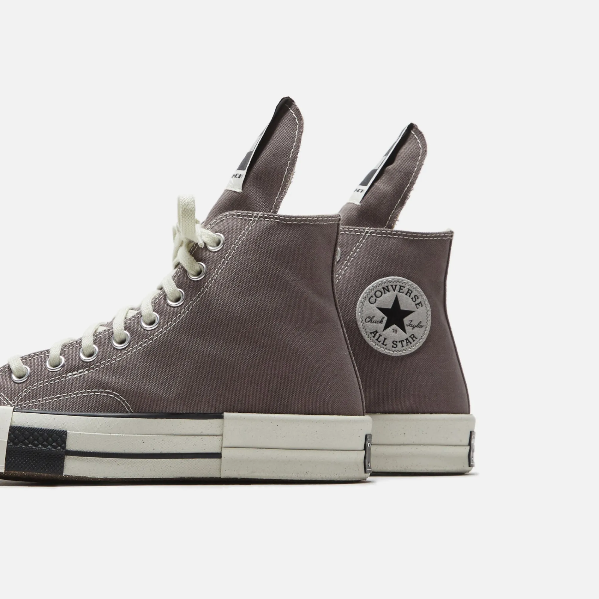 Flash Sale Converse X Rick Owens Drkshdw Turbodrk Laceless Iron / Egret / Natural Ivory