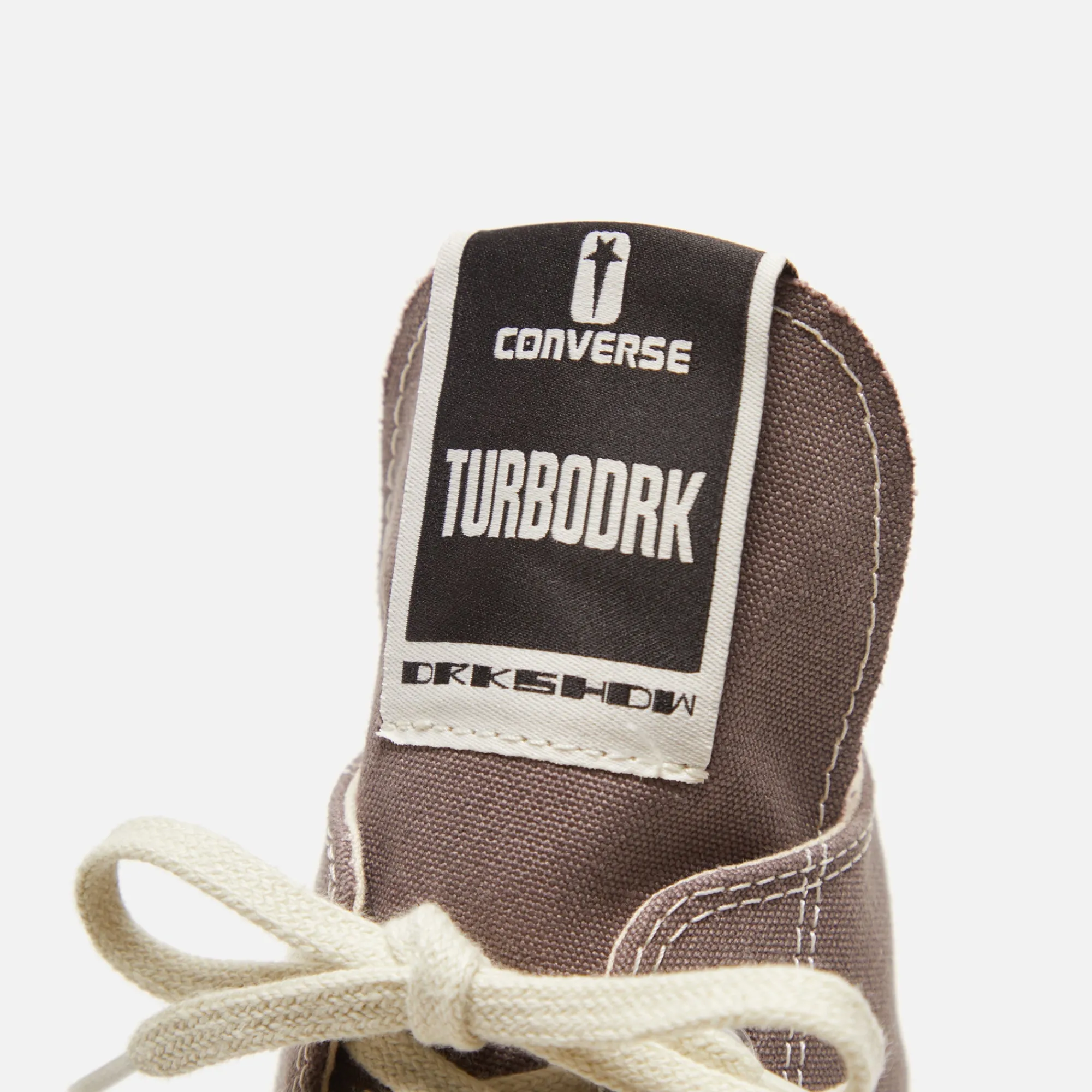 Flash Sale Converse X Rick Owens Drkshdw Turbodrk Laceless Iron / Egret / Natural Ivory
